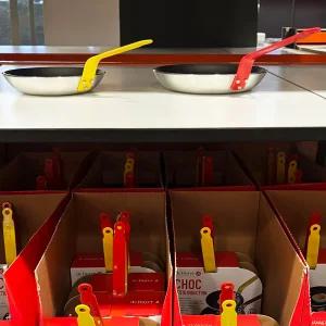 드부이에 쵸크 프라이팬 2P 옐로우 20cm+레드 24cm 코스트코 논스틱 프랑스 후라이팬