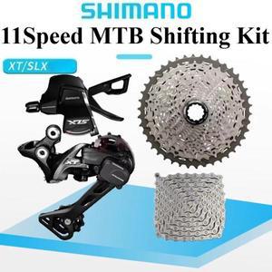 시마노 XT SLX 1*11단 변속 키트 (산악 자전거용, M7000 플라이휠 및 리어 드레일러 포함, 부드러운