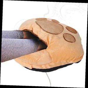 발열쿠션 곰발바닥 디자인 USB 전기발난로 겨울 발온열기 사무실 가정용 족욕매트