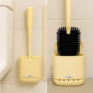 냄새차단 실리콘변기솔 화장실 변기청소솔 틈새 벽걸이 찌든때 누런때