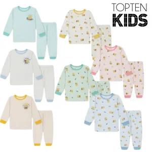 [탑텐키즈](의정부점)(공용) 유아 온에어 립배색 셋업 MKF4UI3303