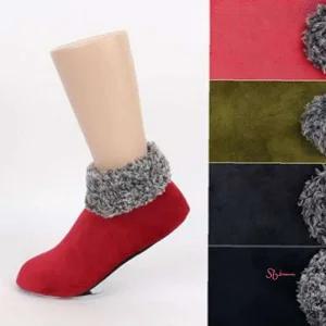 논슬립 털버선 유치원교사덧신 5매vwx328