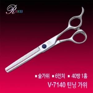 숱가위 V-7140 (40방) 미용