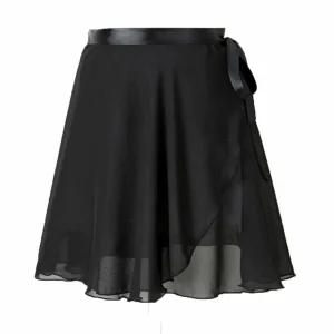 라인 댄스복 성인 발레복 발레스커트 쉬폰 치마