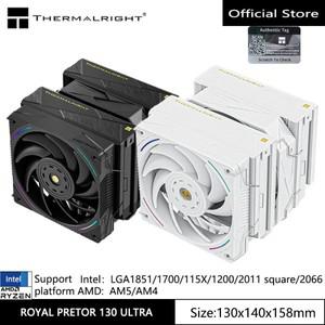 Thermalright ROYAL PRETOR 130 ULTRA 컴퓨터 공기 냉각 CPU 라디에이터 AGHP GEN4 7X6mm 히트 파이프/지원