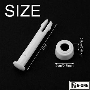 교체용 플라스틱 풀 조인트 핀, 고무 도장 포함, Intex 부품용, 12 팩