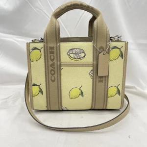 미국 코치 여성용 스미스 토트백 24 W 레몬 프린트 캔버스 CAR79 가든 글레이드 멀티 406402091697