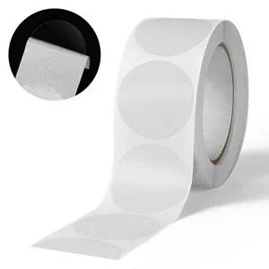 고품질 1+1이벤트 투명 원형 스티커 롤 포장 실링 25mm 500 포장스티커 포장용스티커 투명스티커 WFHC9DX