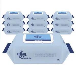 [NS홈쇼핑][땡큐] 오리지널 물티슈 100매 x10팩 물티슈 티슈 대용량[35599637]