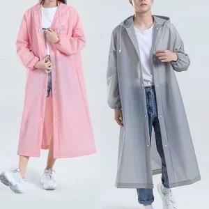 여자 남자 EVA 레인코트 패션 경량 우비 롱우비 GWM