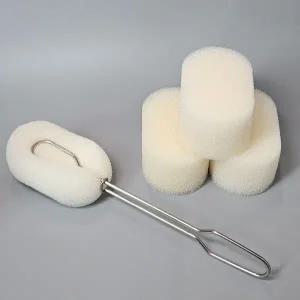 [골드스마일]교체형 스텐 집게 세척솔 스펀지3P 증정 텀블러 젖병