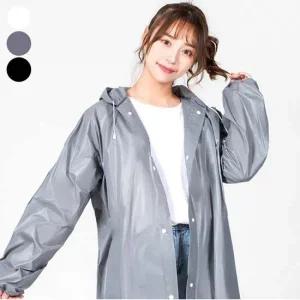 비오는날 장마 다회용 우비 레인코드 비옷 EVA