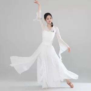 무용복 의상 무용 바지 거즈 드레스 공연 현대 한국무용복