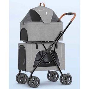 대형견 웨건 개모차 산책용 그린 가능 유모차 반려견