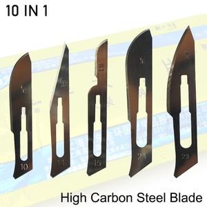 탄소강 외과용 메스 칼날  산업용 OR 연습용 동워터 10 11 15 20 21 23 개