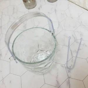 순수 얼음보관함 도트 패턴 와인 아이스버킷 쿨러 바구니