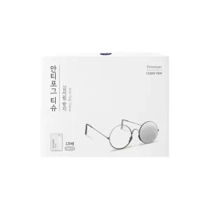자우버 김서림방지 렌즈클리너 안경닦이 안티포그 티슈 120매입