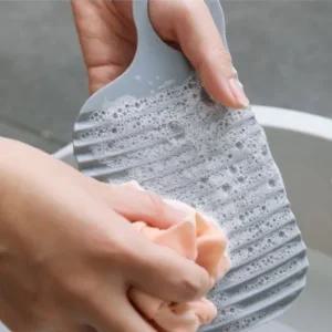 9.3x18.5cm 실리콘 손바닥 미니 빨래판 속옷 초벌 여 손세탁판 세면대빨래판 실리콘빨래판