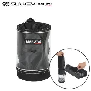 썬키 마루타이 투명 공구집 MB-C01 원통형 못주머니 부품주머니 공구통 다용도 피스 볼트 파츠 수납