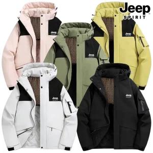지프 JEEP SPIRIT 패딩 점퍼 그래핀 후드 집업 캠핑점퍼 방수 자켓 아웃도어 패딩 방한 등산 남성 여성 커플 JP2559