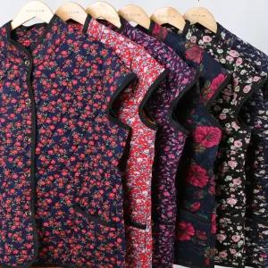 할머니조끼 누빔베스트 방한 요양원 기모 김장조끼