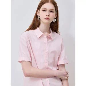 [쉬즈미스]로라제인 베이직 반팔 셔츠 택가격 138000원 _P393336002