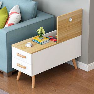 침대 옆 협탁 테이블 선반 거실 쇼파 수납장 미니 폭좁은 침실 낮은 틈새 서랍 사이드