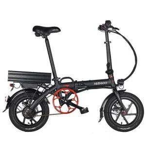 소형전기자전거 휴대용 전동 접이식 14인치 자전거 블랙-48V 32AH