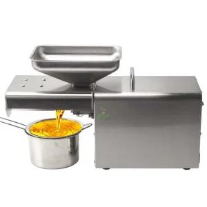 기름짜는기계 방앗간 소형 스텐 오일 추출기 착유기 600W 착유기