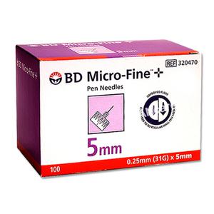 BD 인슐린 펜니들 마이크로파인 100입 x 2박스 [31G 5mm]