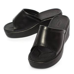 통굽무지상굽 블랙 사무용 쿠션 통굽슬리퍼