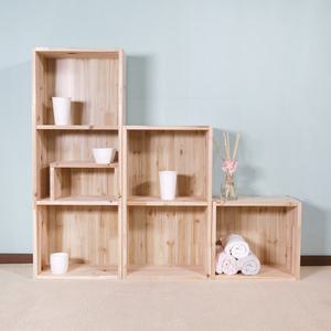 공간박스 삼나무원목 완제품  틈새가구 책정리 책꽂이.원목진열대.삼나무 수납장 교구장 양지
