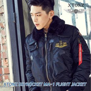 엑스톤즈 정품 스카이 로켓 MA-1 플라이트 항공점퍼