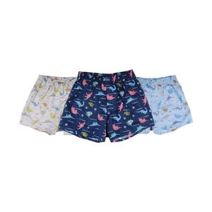 필굿 남자 주니어 아동 키즈 순면 트렁크팬티세트 사우르스 초중고등학교 학생 청소년 속옷
