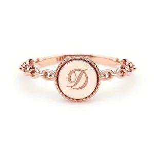 [도로시] 14k 마이원 스토어 이니셜 반지