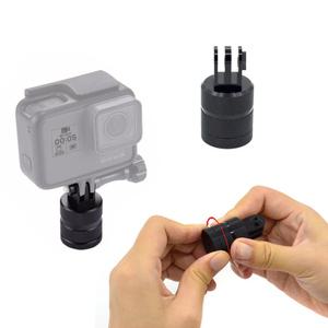 알루미늄 360도 회전 1/4 어댑터 고프로 히어로 7 6 5 4 3+ 3 세션 액션캠 호환 셀카봉 블랙박스 마운트