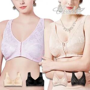 앞으로 입고벗는 지퍼 후크 단추 앞트임브라2종세트 무료배송