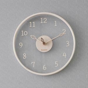 Banana 바나나 유리나무 아이비(Ivy) 무소음 인테리어 유리나무 벽시계 2컬러(네츄럴/월넛)