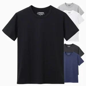 무지 베이직 반팔 티셔츠 레이어드 커플티 기본티 T221