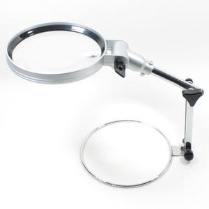 스탠드 확대경 편리한 거치형 돋보기 각도조절 탁상용
