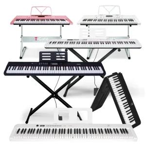 61키, 88건반 교습용 전자 디지털 피아노 해머스타일 스탠드 포함 건반악기 14종 모음전 T-GATE