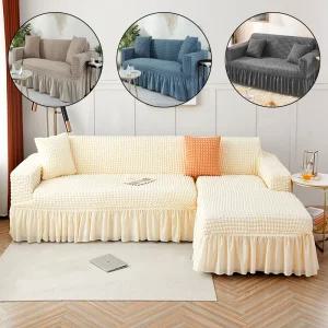 홈메이드 엘레강스 링클 쇼파커버 카우치 패드 사계절 소파덮개 E형