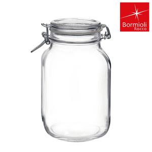 보르미올리 피도 유리용기 발효용기 쨈병 과일청병 투명 블루 2.0L