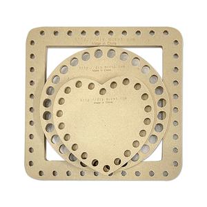 양말목공예 직조틀 3종+코바늘, 사각, 원형, 하트틀 바닥판 DIY 공예 티매트만들기