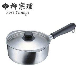 소리야나기 무광택 편수냄비 18cm (뚜껑포함)