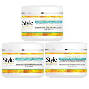 모로칸 아르간 헤어팩 500ml 3개 극손상 물미역 트리트먼트