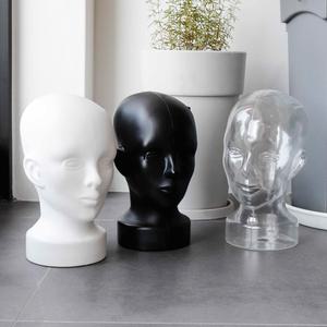 인테리어 플라스틱 얼굴모형 머리마네킨 두상마네킹 모자걸이 목걸이진열대 악세사리거치대