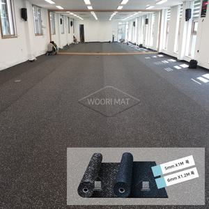 에버롤 헬스장바닥재 레오플랙스 체육관고무매트 5T,6T-우리매트