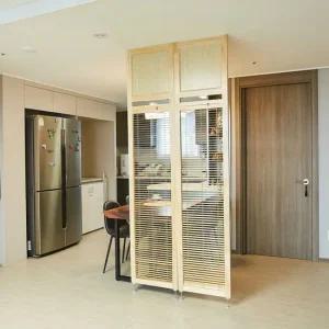 블라인드 원목 인테리어 가벽 파티션 3color