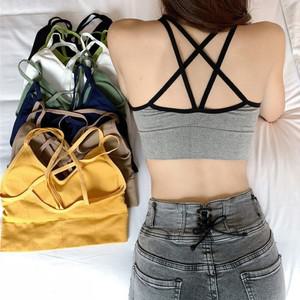 모먼트 브라 6컬러 택1 은근한 섹시 포인트 노와이어 브라렛 백스트링 패드